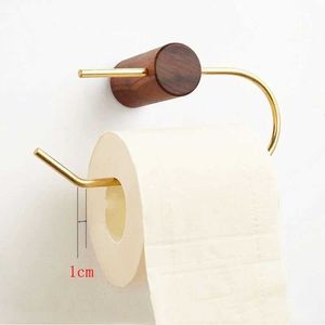 Uchwyty papieru toaletowego Papier toaletowy uchwyt na mocowanie ścienne Tkanki Włocie Wieszkniki łazienkowe WALL PAIPER POTA PATA PATER HIGIENICO Wood Copper 240410