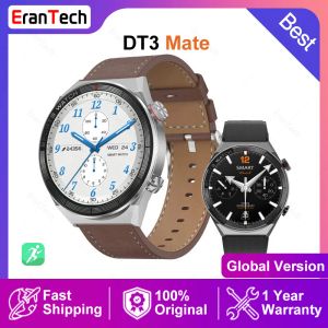 Saatler DT3 Mate Akıllı İzle Erkekler 1.5 inç 454*454 Yüksek Ekran NFC Bluetooth Çağrı Sesli Yardımcı Fitness Bilezik İş Akıl Swatch