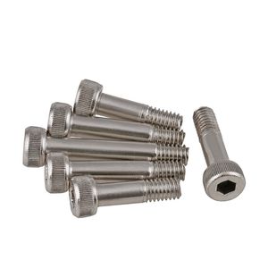 10-20pcs m2 m2.5 m3 m4 Grade 12.9 Partially Threaded Cup Head Socket Screws Half Tooth shoulder screw Bolts Nickel Plating/Black