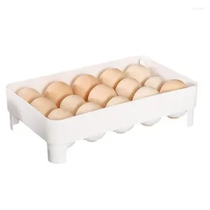 Storage Bottles Egg Organizer For Refrigerator Divided Anti-Collision Holder Space Saving Eggs Box Stand