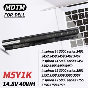 Батареи M5Y1K Battery для Dell Vostro 3458 3558 Inspiron 14 15 17 3000 5000 Series 5558 5559 3551 3452 3451 3567 5755 5758 5759