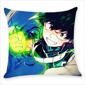 45x45cm My Hero Academia Pillow Case Anime Midoriya Izuku Deku Gedruckte Kissenbezüge weiche dekorative Kissenbezug Geschenke Großhandel