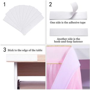 6ft White Tulle Table Skirt For Rectangle Round Table Ruffle Tutu Tablecloth For Wedding Baby Shower Birthday Party Table Decor
