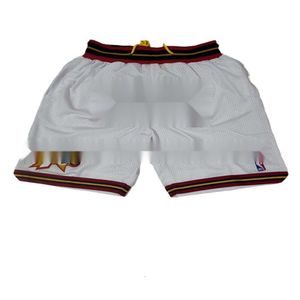 Basketball -Trikot amerikanische Erson Iverson White Gaston Pocket Hosen Männer Sportshorts Häfen Horts