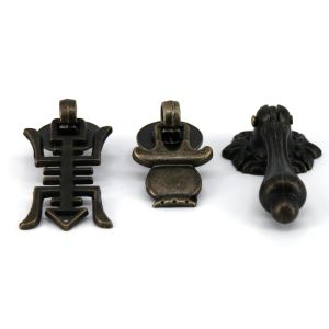 1x Chinese Medicine Cabinet Pull Antique Bronze wood box case Handle Jewelry Box Knob Drawer Pull