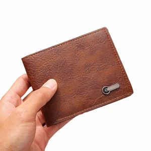 NYA HERRENS PALLET KORT MULTI-CARD MOIN PURSE CLASSIC Color Male Busin ID Cards Holder Stora kapacitet Mey Väskor för bästa present N4KW#