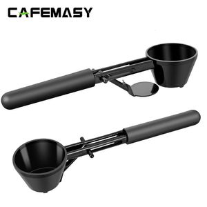 Coffee Scoop Funnel for flling Reusable Kcup Pod Spoon Sliding Design Measuring 2PCS Kitchen Accessaries 240410