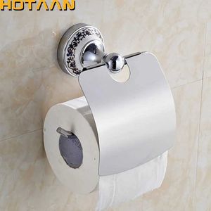 Toilet Paper Holders . Wall Mounted Toilet Paper Holder Bathroom Stainless Steel Roll Paper Holders With Cover Chrome Bathroom hardware 240410