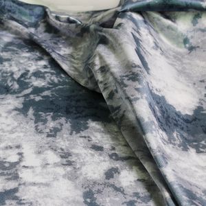 100cm*148cm Retro Tie Dyed Material Fabric Soft Painting Charmeuse Satin