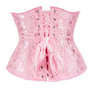 Kobiety gorset w talia Trainer Underbust Corset steampunk gotycki odzież shaper gorsets pasek talia