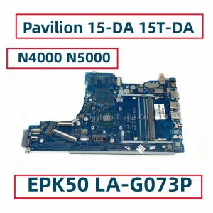 Scheda madre per padiglione HP 15da 15tda laptop con scheda madre con N4000 N5000 CPU EPK50 LAG073P L20372001 L20375601 L24636001 L24636601