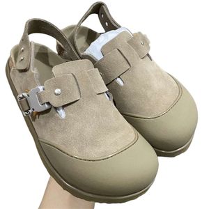 2024 Nya designer Sandaler CD1947 X Birkinstock Co Märke Tjock Sole Sandals Womens Mens Sandaler Womens Favorit tofflor