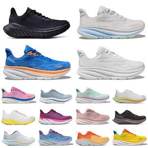 Hok Bondi 8 Clifton 8 Athletic running shoes Runner hokah kawana 9 Triple Black White for women men One Outdoor hokka Sports Trainers Lifestyle Shock Absorption