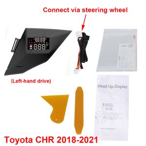 För Toyota C-HR/IZOA AX10/AX50 2018-2023 Biltillbehör Head Up Display HUD Safe Driving Screen Projector Windshield Alarm