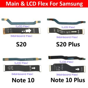 USB ładowanie Port Dock Connector Główna płyta główna Flex LCD Flex kabel dla Samsung Note 10 Lite Note 20 S10 Plus S20 Fe