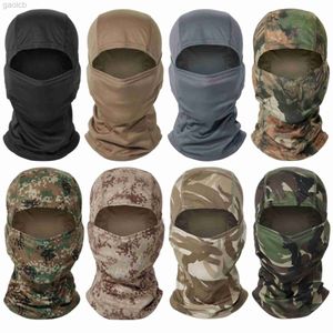 Mascheri per la faccia di moda Gateter Gateter estate tattica militare Balaclava Maschera a copertura piena Cappello per ciclismo Cappello da pesca per motociclette motociclisti Bandana Scarf 24410