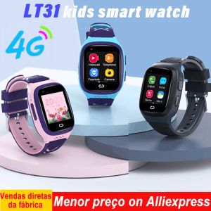 Watches LT31 4G Dzieci Inteligentne oglądanie telefoniczne telefoniczne oglądanie SOS GPS Tracker Wodoodporny oddzwonić