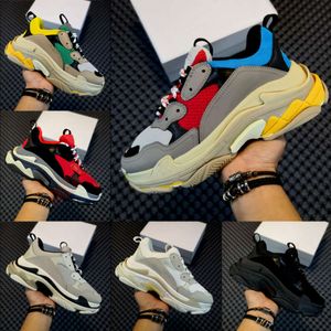 Summer Buty Triple S Platform Buty Buty Buty przezroczyste Sole Białe szary czerwony różowy niebieski królewski neon żółty zielony trenerzy tenisowe trampki dla mężczyzn kobiety