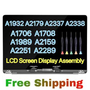 Tela Laptop LCD Exibição do MacBook Pro Air A1706 A1708 A2337 A2338 A1932 A2179 A1989 A2159 A2251 A2289 A1465 LCD Assembléia LCD