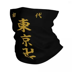 Scalves Manga Tokyo Revengers Bandana Neck Gaiter Drukowano Kawaii HARAJUU SANO MANJIRO BALACLAVAS WRAP SCALF SCALF MUT-SUSE PASTET SCEPTING SCEAT