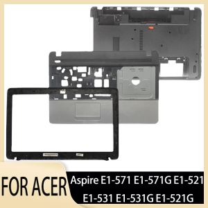 Acer Aspire E1571 E1571G E1521 E1531 E1531G E1521G dizüstü bilgisayar ön çerçeve/palmiye üst kapak/alt kasa için yeni çerçeveler