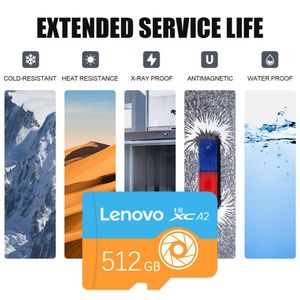 LENOVO 512GBメモリカード256GBクラス10 V30 TFカード128GBミニSDカード64GB高速マイクロTF SDカード32GBニンテンドースイッチ用