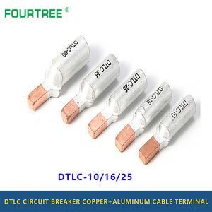 5/10Pcs Circuit Breaker Copper Aluminum Cable Terminal Bare Lugs Wire Connector Joint Ki DTL C45-10/16/25/35/5t