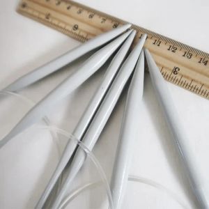 磁化アルミニウム円針カラフルなアルミニウムバー針編みツールセーターセルフメイドの針マルチサイズ