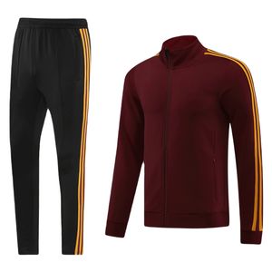 Jaqueta Roma de Treinamento Zipper Kit de Sweat Blackred 2024/25