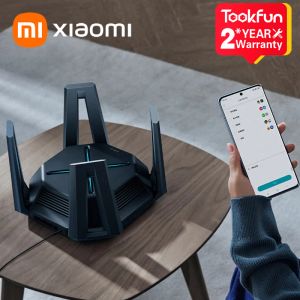 Combos orijinal Xiaomi 10 Gigabit Router Dual 10G сетевой порт Wi -Fi Triband 2 ГБ оперативной памяти беспроводной сетки IPTV USB 3.0