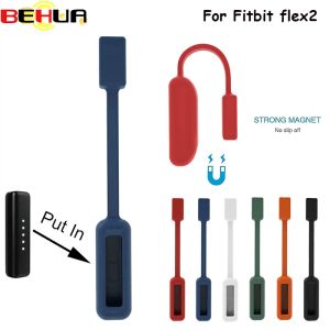 Fitbit Flex2 için Behua2 Klip Silikon Yedek Değiştirme Manyetik Klip Tutucu Fitbit Flex 2 Manyetik Toka Kayışı Yeni Varış