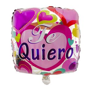 10pcs 18 inç İspanyol te amo folyo balonlar Anneler Günü Kalp Helyum Globos Düğün Dekor Sevgililer Günü Malzemeleri Hediye Baloes