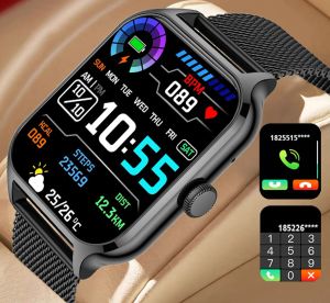 Uhren 2023 Neueste SmartWatch -Band Ladies Männer Frauen Z40 Touchscreen Digital Display Reloj Wireless Lading -Training -Tracker für Apple