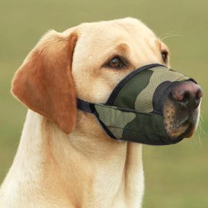Small Large Dog Muzzle Anti Bite Dogs Muzzles Pet Mouth Cover Training Products Anti Chew Bark For Pitbull Pet Accessories