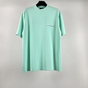 Мужская футболка дизайнерская футболка Summer Street Clothing Мужская высококачественная хип-хоп футболка Cola вышива