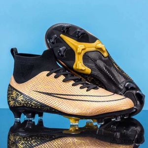 Novo chegada feminino masculino top top futebol boots jovens meninos garotas ag tf futebol sapatos pretos azuis brancos garotos de treinamento confortável para crianças 724