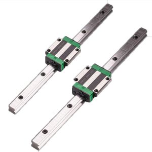 2PCS HGR20 HGR15 LINEAR LINEAR ROLO + 4PCS BLOCO DE ROLAMENTO DE SLIGE HGH15CA HGW15CA HGH20CA HGW20CA PARA PEÇAS CNC