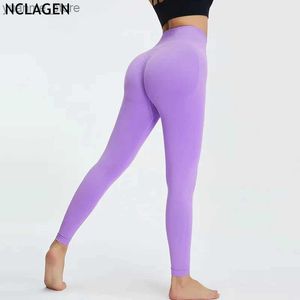 Yoga Outfits NCLAGEN seamless tight fitness pants suitable for women high waist running outdoor exercise yoga legs squatting gym exercise Y240410