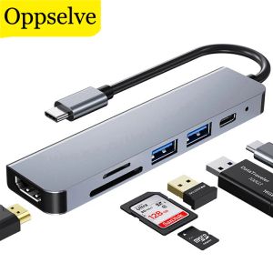 Hubs USB Type C to 4K HDMICompatible USB 3.0 PD Hub Multifunction Adapter For iPad Pro Macbook 2022 Pro Air Laptop Notebook USB HUB