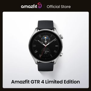 Watches Yeni Amazfit GTR 4 Sınırlı Edition Smart Watch Dualband GPS Alexa Build Bluetooth Aradılar 150+ Spor Modu Akıllı saat