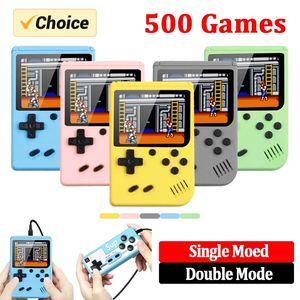 Retro Mini Mini Handheld Video Game Console 8 Bit 3.0 بوصة ملونة LCD Kids Color Game Player في 500 لعبة