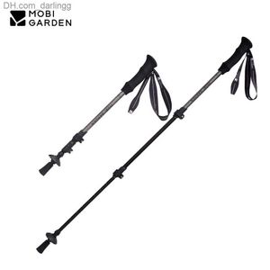 Vandringsstänger Trekking Poles Mobi Garden Alpenstock Aluminum Ultra Light Childrens Outdoor Camping Ryggsäck med utdragbar bergsklättring 1 Pieceq