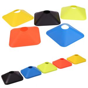 Football Training Disc Sports Disc Sign Bright Color Square Shape Soccer Training Barrier Barrier Pile Sports Accessories