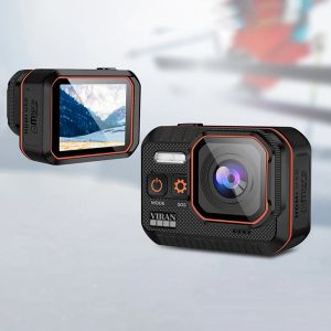 Camera WiFi Motion Camera 20MP 4K 60fps Azione videocamera IMMABILIZIONE ELETTRONICA IMMAZIONE IPS Schermata IPS da 2 pollici per sport esterno