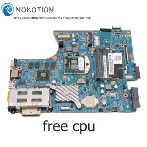 Moderkort Nokotion PC Main Board för HP Probook 4720S 4520S Laptop Motherboard 633552001 598668001 628794001 ATI GPU Gratis CPU