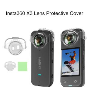 Accessories For Insta360 X3 High Transparent PC Detachable Camera Lens Cover Insta360 X3 Accessories