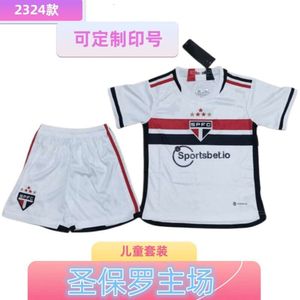 Soccer Trikots Männer 2324 Sao Paulo Stadium Home Jersey Kinder Sportbekleidung