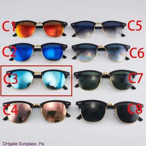 Классический бренд ретро солнцезащитные очки дизайнер, лучи, лучи, металлические рамки дизайнеры, солнце