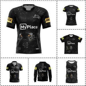 2024 Penrith Panthers Isınma Tee Rugby Jersey Erkek Boyut S-5XL Baskı Özel Adı Numarası