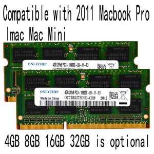 Rams, совместимые с Apple Mac Mini Macbook Macbook Pro Macbook Pro Ram A1311 A1312 A1278 A1286 A1297 A1347 8GB 4GB 16GB DDR3 1333
